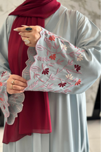 Cloud Blue women Abaya