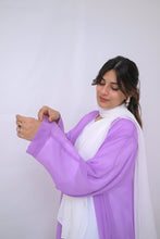 Elegant Exquisite Trim Abaya (inner+upper)-19