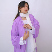 Elegant Exquisite Trim Abaya (inner+upper)-19