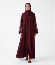 Floral Vine Emb Abaya