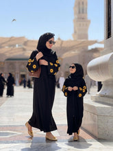 Sunflower Emb Mommy & Me Abaya Set