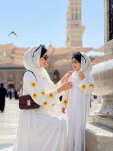 Sunflower Emb Mommy & Me Abaya Set