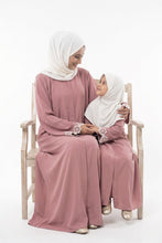 Elegant Mommy & Me Matching sleeves Embroidry abaya