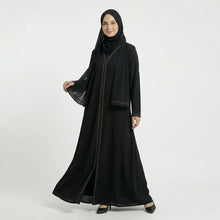 Cinnamon Lined Abaya