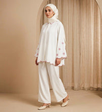 Scallop Bloom Embroidered Co‑ord Set