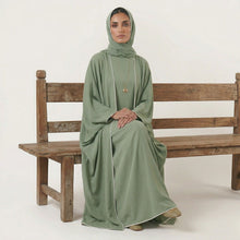 2 PC PIPING ABAYA