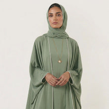 2 PC PIPING ABAYA