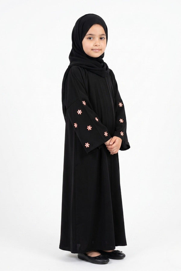 Graceful Harmony Emb Abaya