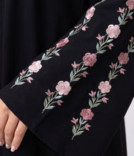 Floral Vine Emb Abaya
