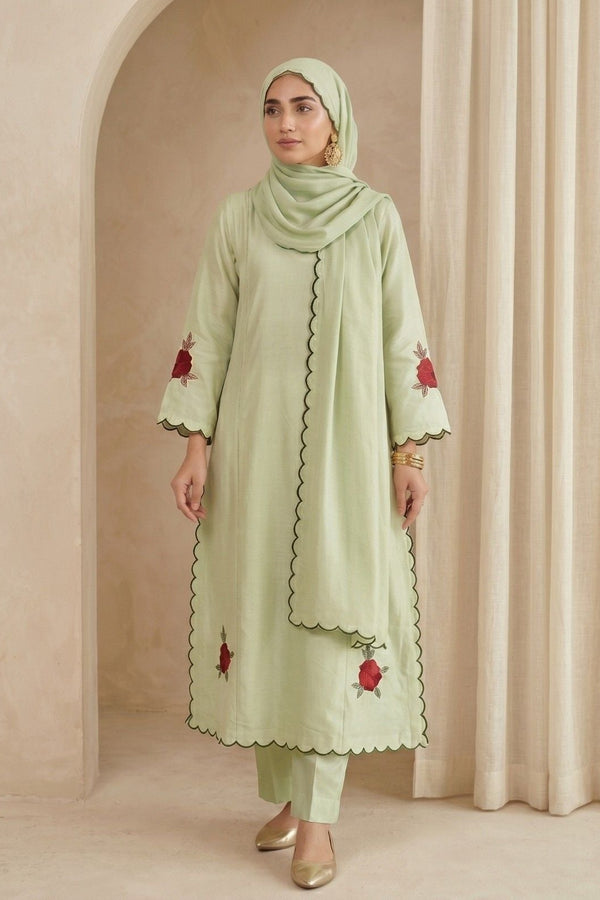 Rose Hem Coord Set