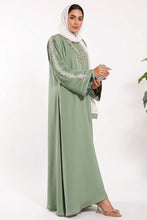 Fern Line  Embroidered Abaya