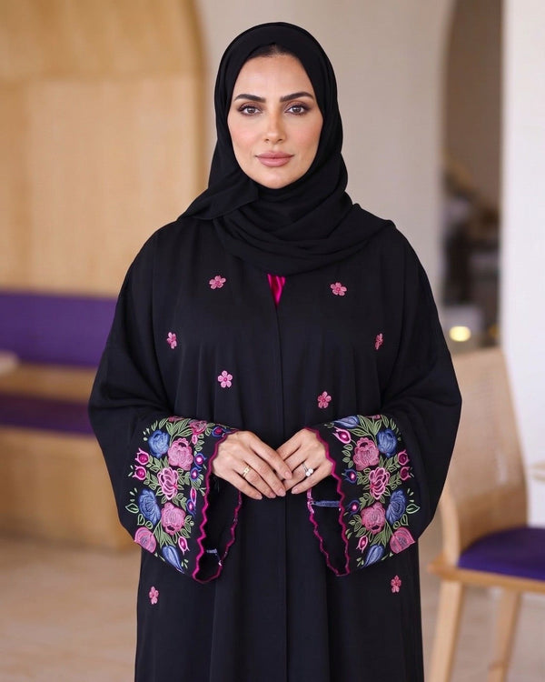 Floral Whisper Abaya