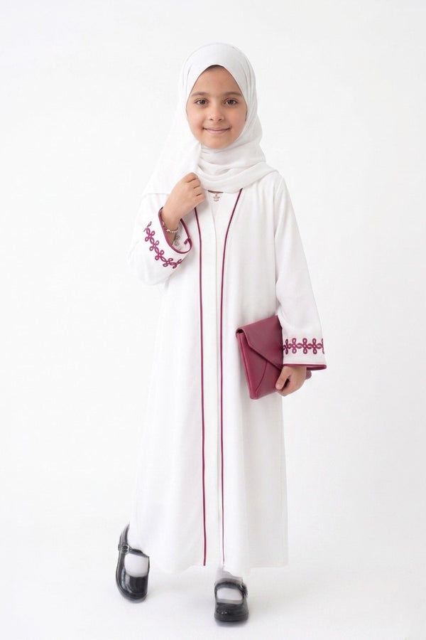 Crimson Line Grace Abaya