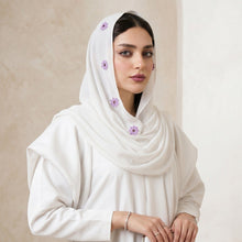 Bloom Grace Embroidered Scarf
