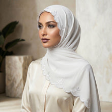 Liyana Petal Edge Embroidered Hijab