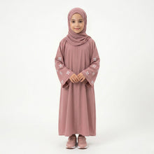 Afiya Bow Whisper Kids Abaya