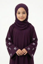 Afiya Bow Whisper Kids Abaya