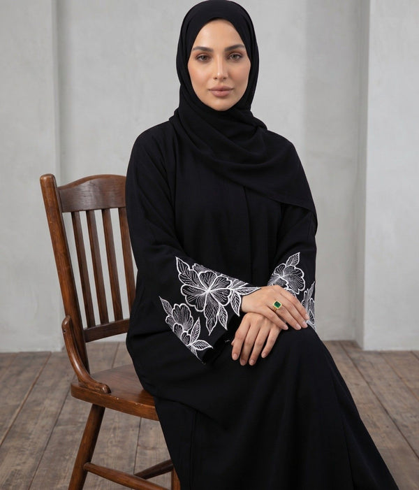 Petal Outline Abaya