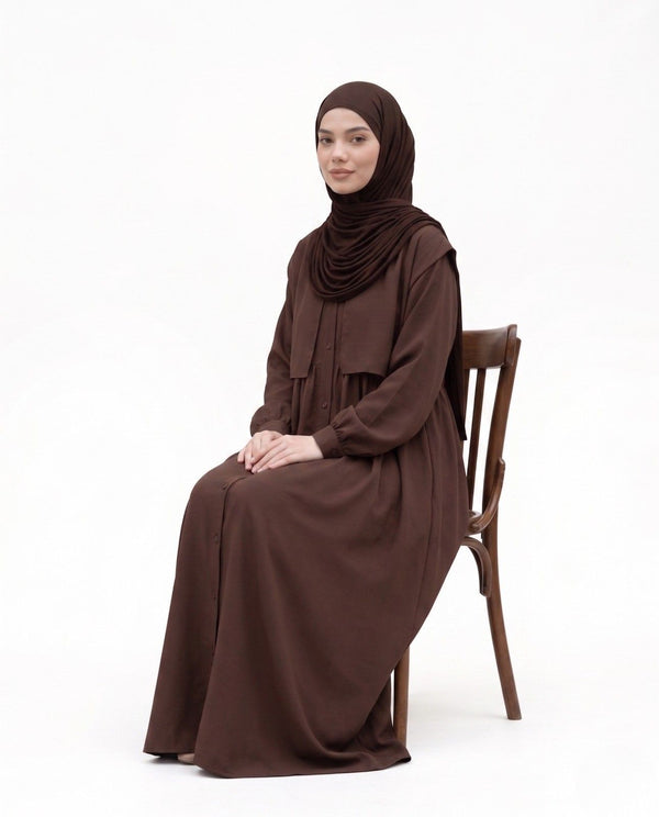Layered Ease Abaya