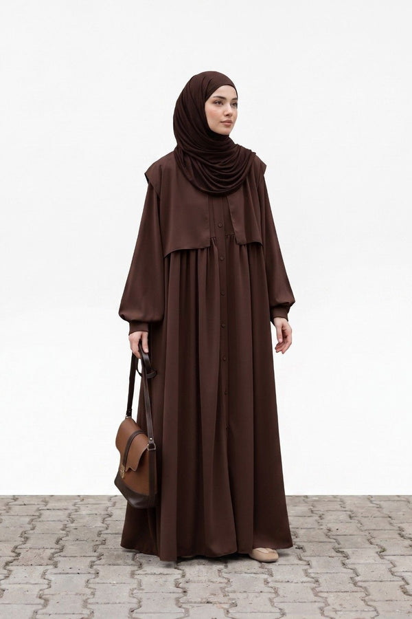 Layered Ease Abaya