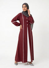 2 Piece Button Abaya