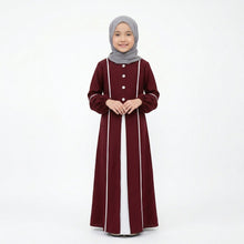 2 piece Buttoned Abaya kids