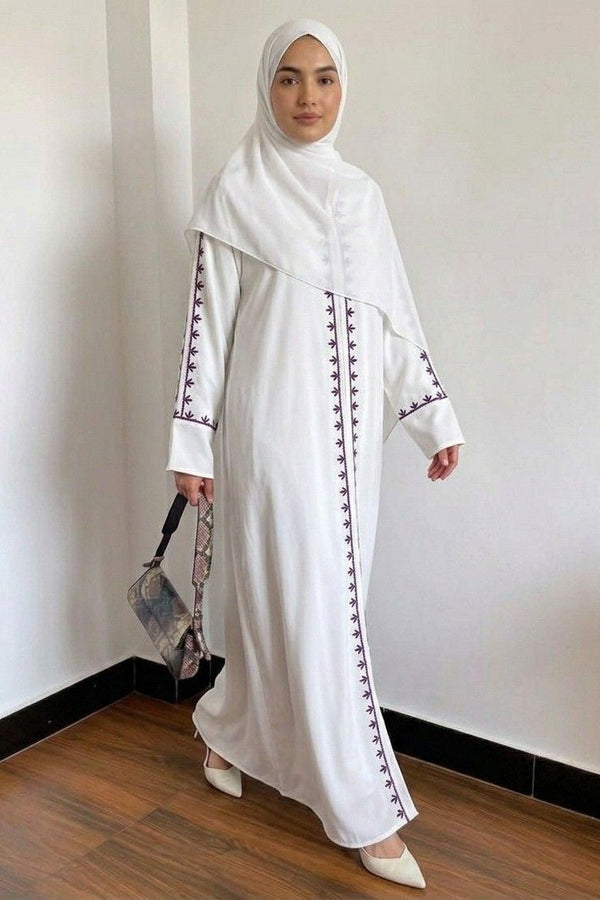 Reya Embroidered Flow Abaya