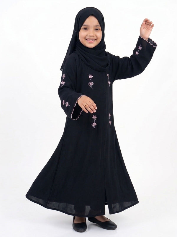 Petal Glow Abaya