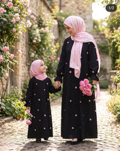 Mini Flower  Mommy & Me Abaya Set