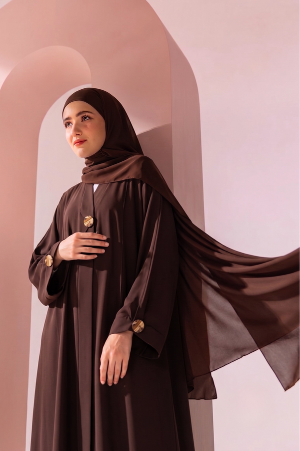 Mocha gold Muse Abaya