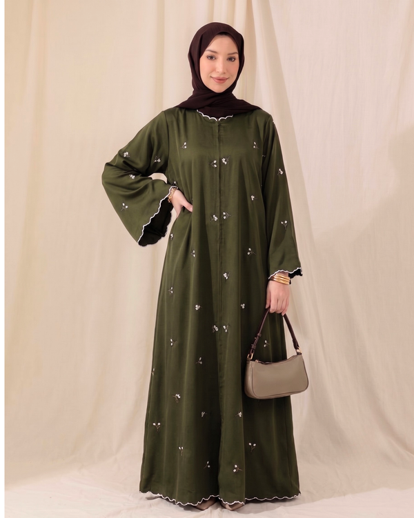 women Floral abaya