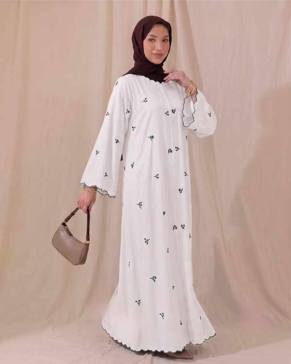 women Floral abaya