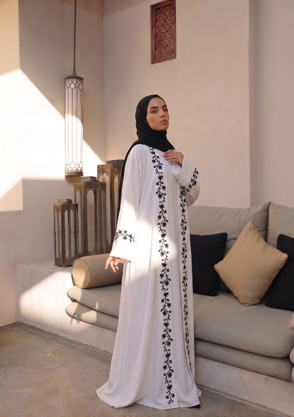 Elysian Bloom Abaya 2 pc
