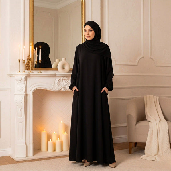 Premium Front close Pocket Abaya