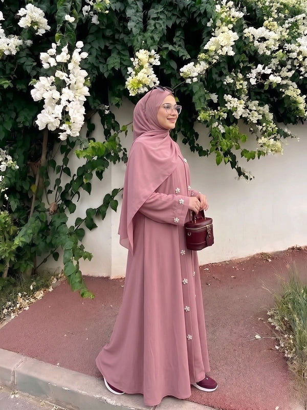 Ward Al Jannah 2PC Abaya