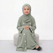 Ward Al Jannah 2pc  Kids Abaya