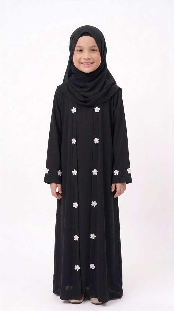 Ward Al Jannah 2pc  Kids Abaya
