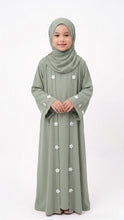 Ward Al Jannah 2pc  Kids Abaya