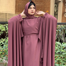 Elegant Dusty Rose Abaya