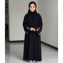 Kids Floral Embroidery Abaya