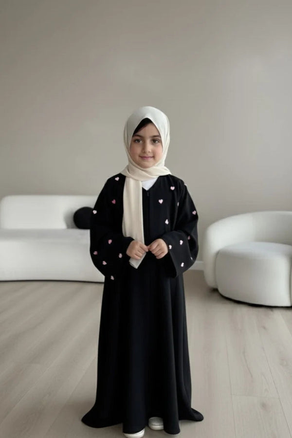 1-2 year basic kids abaya