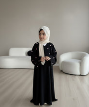 Midnight Hearts Kids Abaya