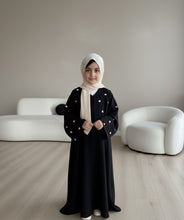 Midnight Hearts Kids Abaya