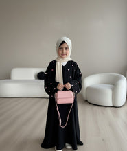 Midnight Hearts Kids Abaya