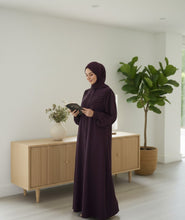 Amethyst Pleated Elegance Abaya