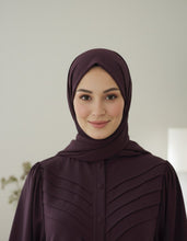 Amethyst Pleated Elegance Abaya