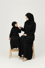 Noir Gold Spark – Mommy & Me Abaya Set