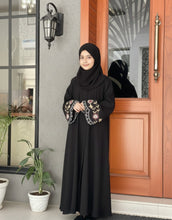 Mini Bloom Elegance Embroidered Abaya