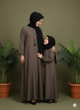 Cocoa Harmony Mommy & Me Abaya Set