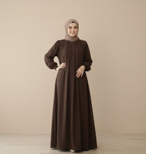 Mocha Grace Pleated Abaya